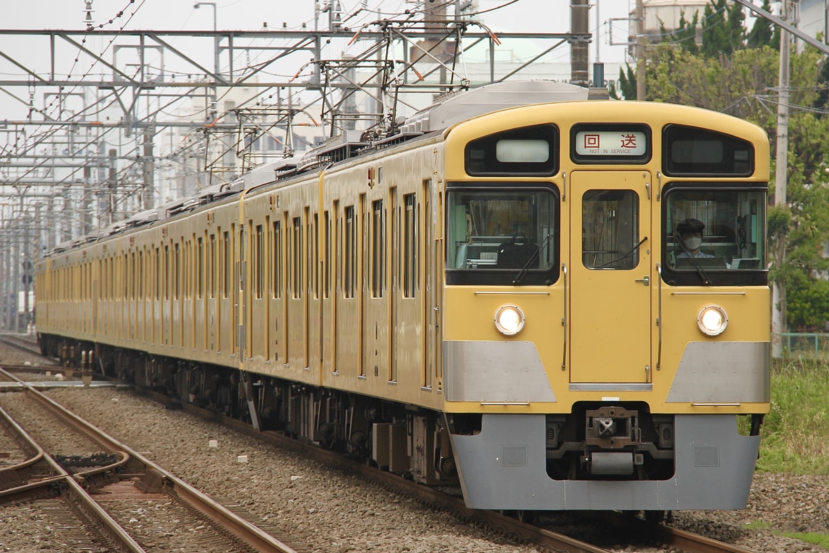 西武鉄道 南入曽車両基地 2000系 2451F