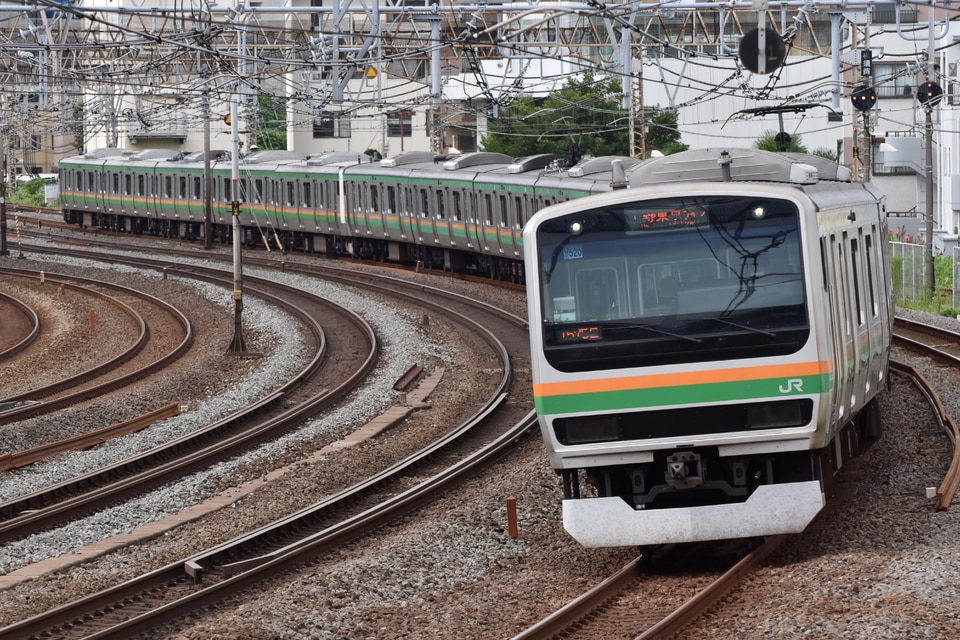 JR東E231系ヤマU520編成<br class="br-sp" />(U520編成)(U-520編成)の写真