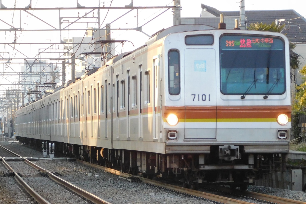東京メトロ 和光検車区 7000系 7101F