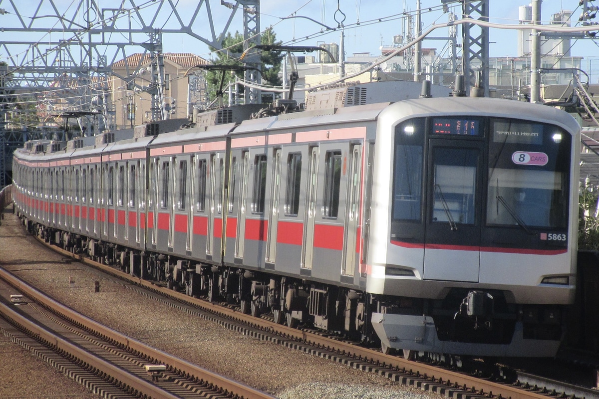 東急電鉄 元住吉検車区 5050系 5163F