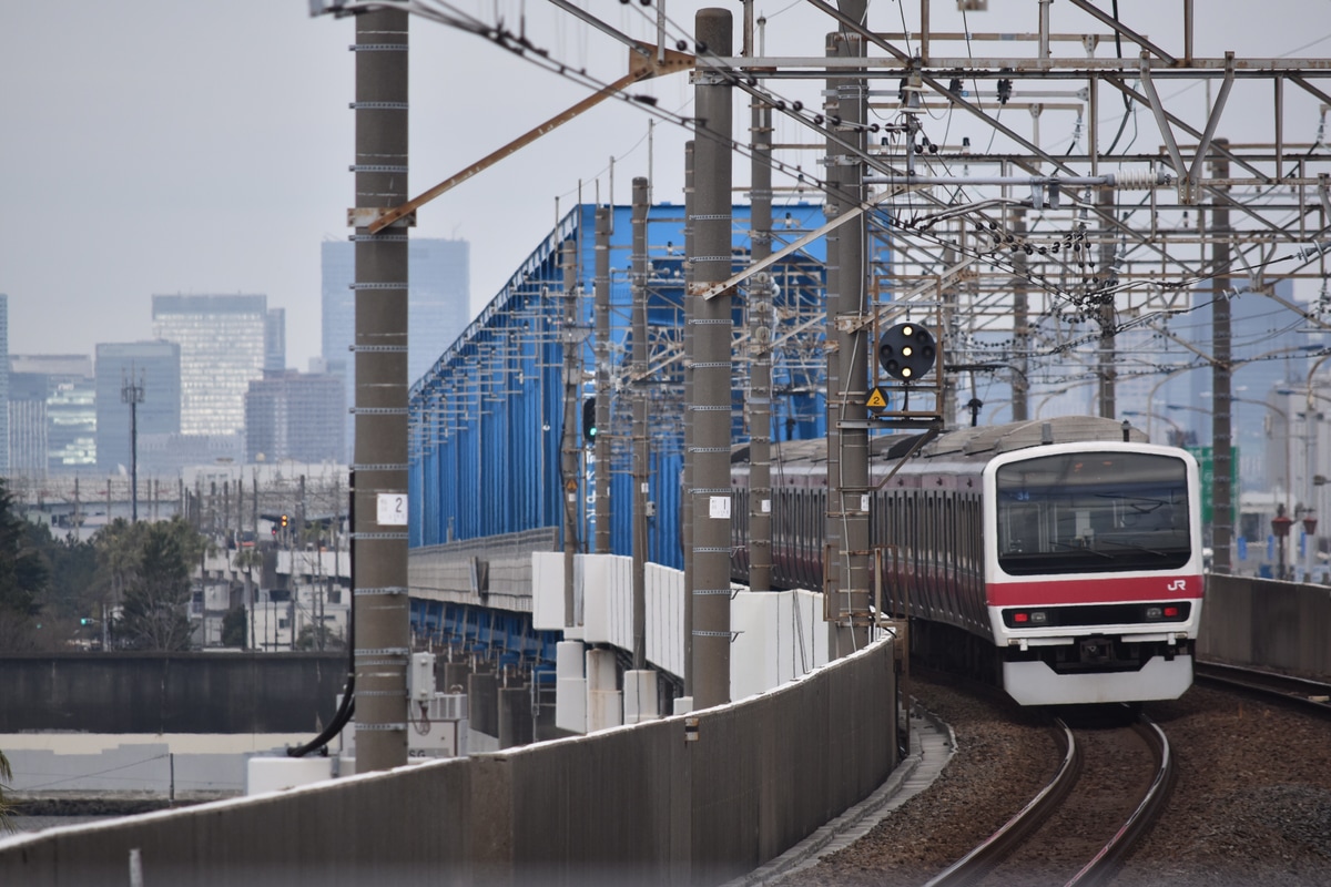 JR東日本 京葉車両センター 209系 ケヨ34編成