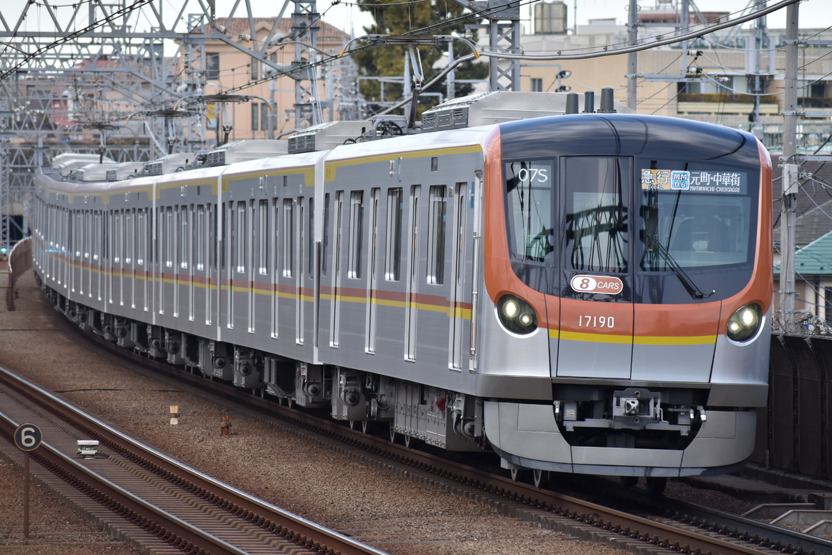 東京メトロ 和光検車区 17000系 17190F