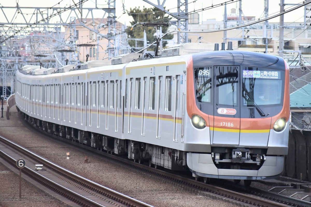 東京メトロ 和光検車区 17000系 17186F