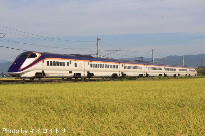 山形新幹線車両センターE3系L69編成を赤湯～高畠間で撮影した写真