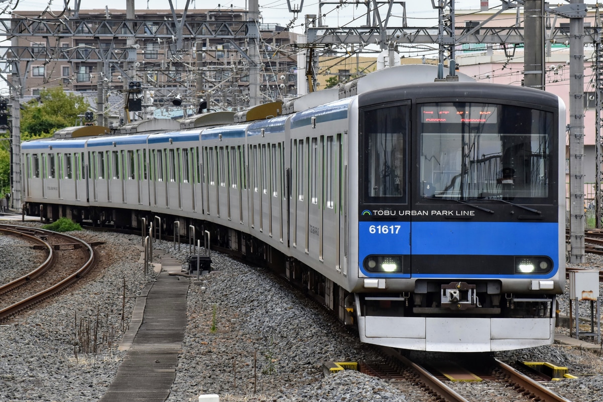 東武鉄道 南栗橋車両管区七光台支所 60000系 61617F