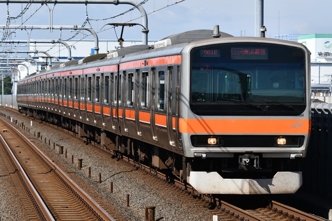 京葉車両センターE231系ケヨMU7編成を越谷レイクタウン駅で撮影した写真