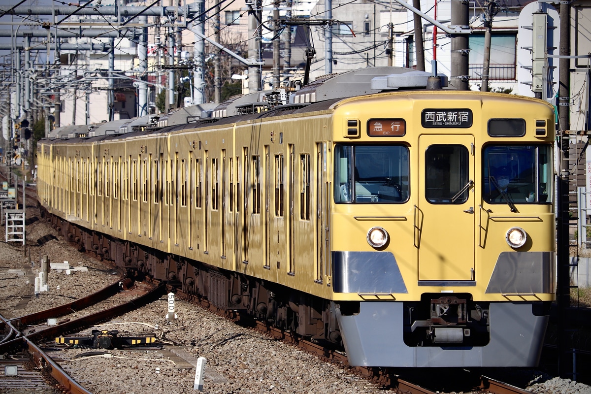 西武鉄道 南入曽車両基地 2000系 2007F