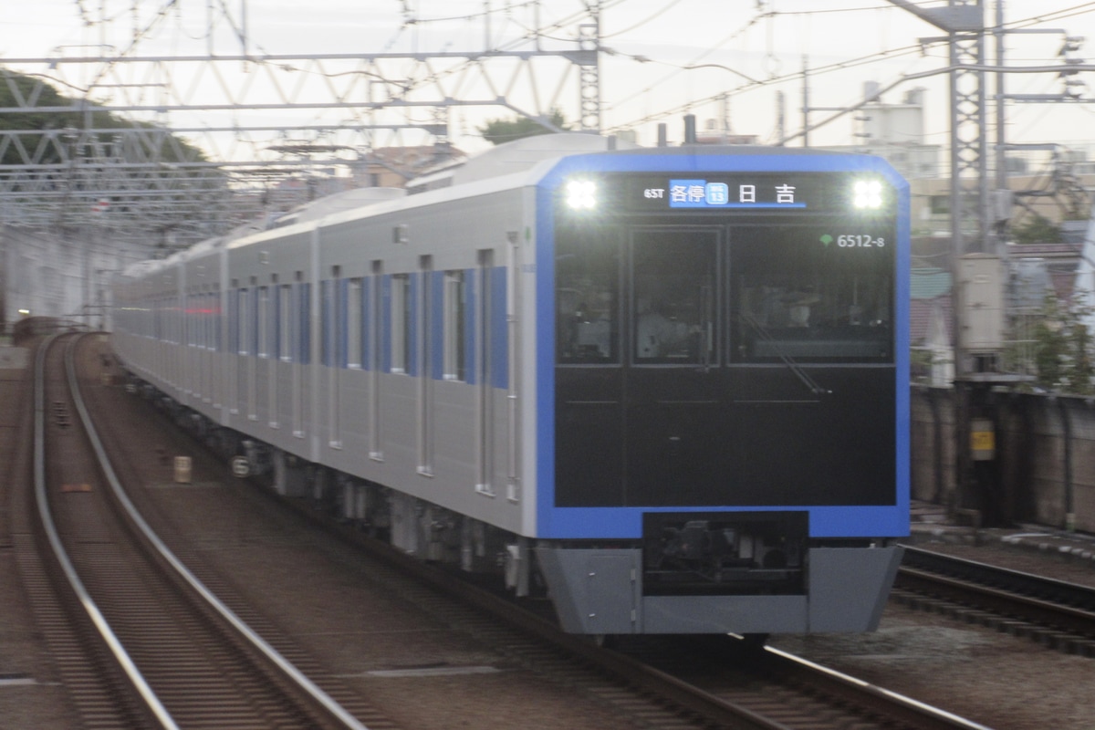 東京都交通局 志村車両検修場 6500形 6512F