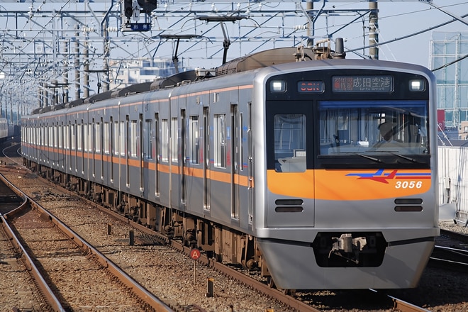 宗吾車両基地3050形3056fを新鎌ケ谷駅で撮影した写真