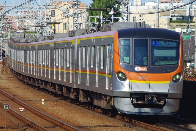 和光検車区17000系17189Fを多摩川駅で撮影した写真