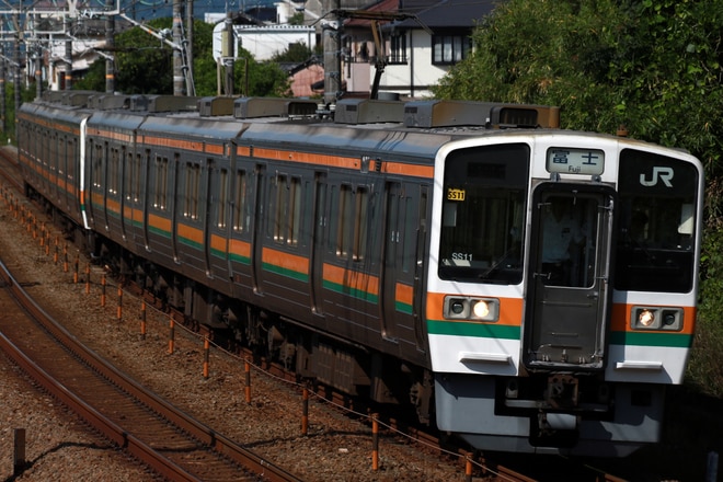 静岡車両区211系シスSS11編成を富士川～新蒲原間で撮影した写真