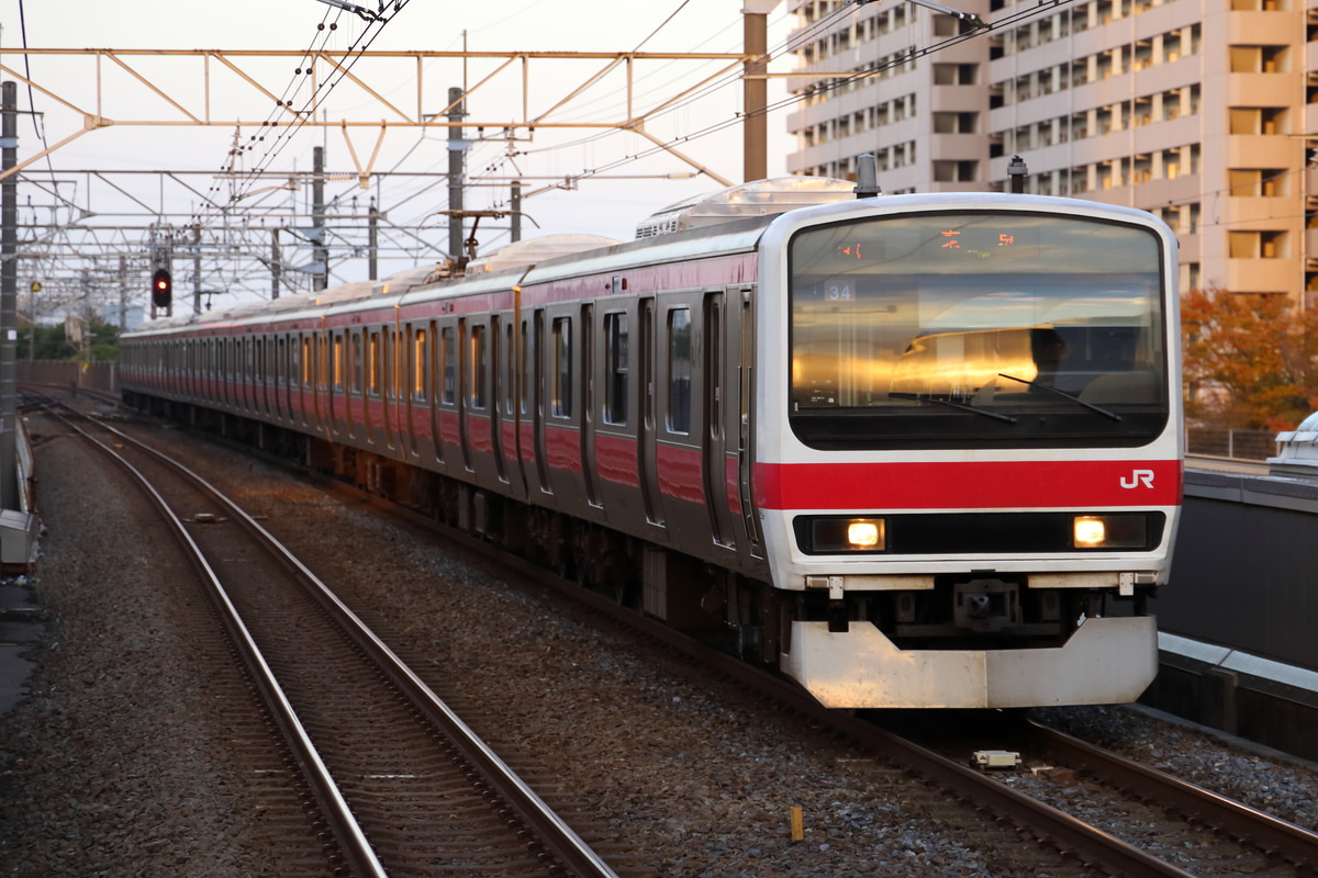 JR東日本 京葉車両センター 209系 ケヨ34