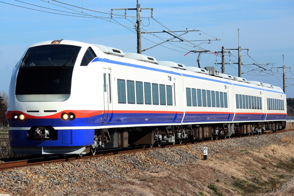 JR東E653系ニイH-203編成<br class="br-sp" />(ニイH-203)(H-203)(H203)の写真