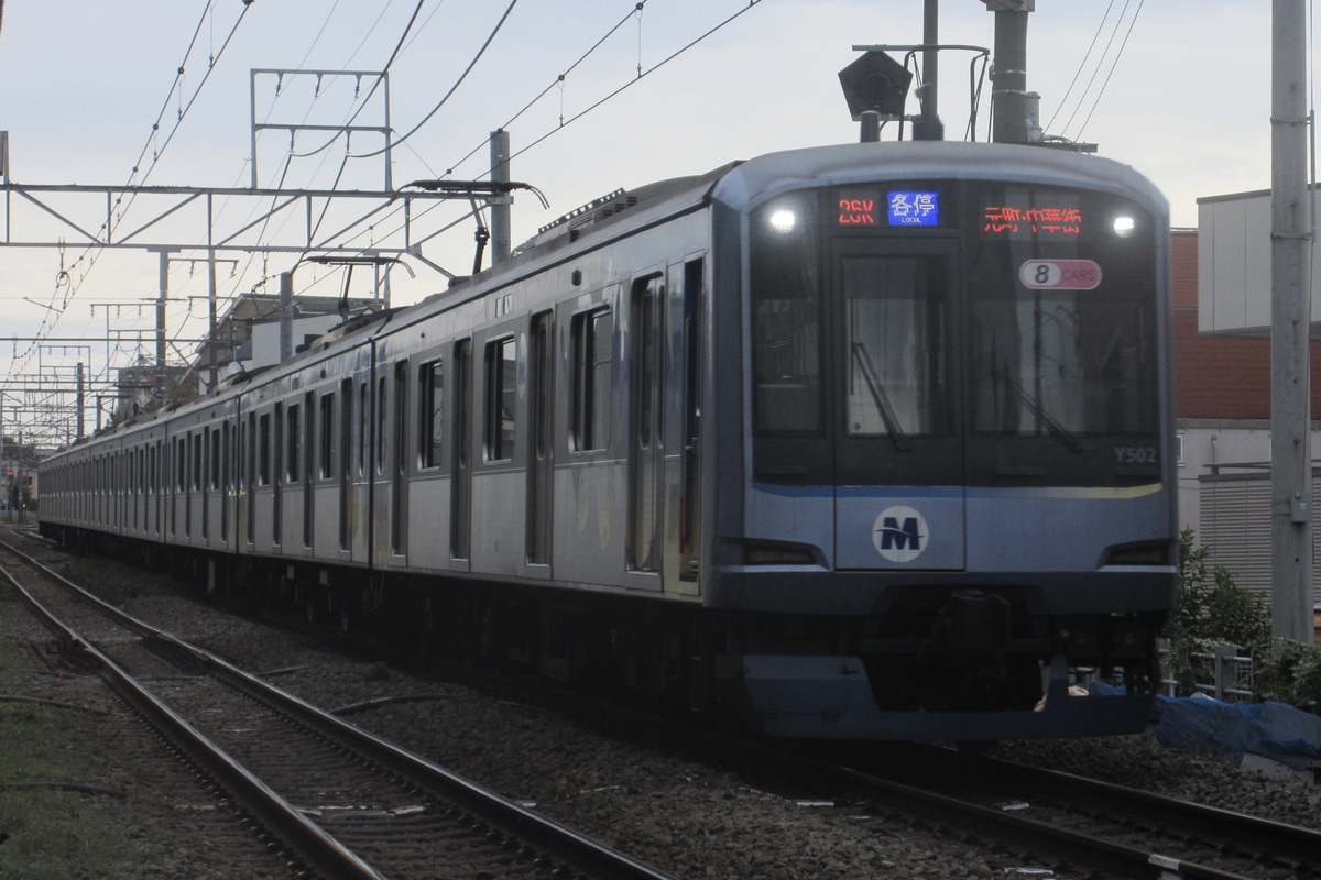 横浜高速鉄道 元住吉検車区 Y500系 Y512F