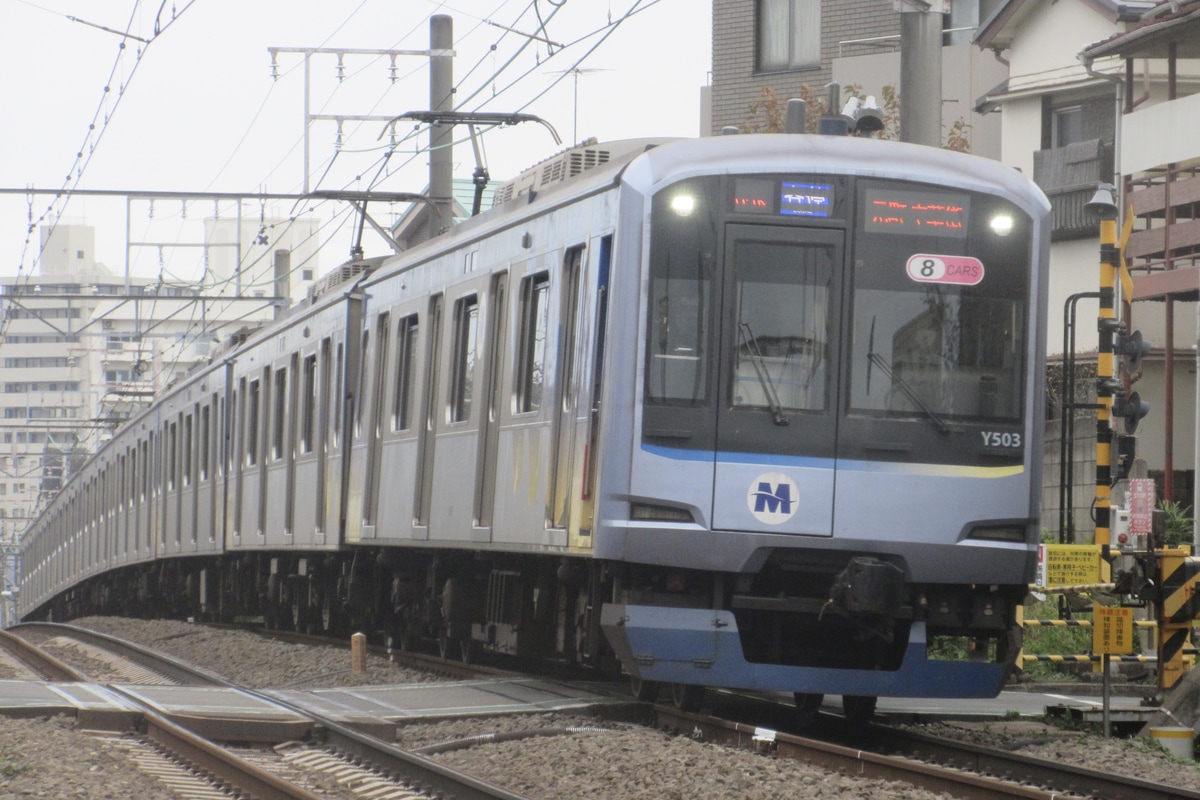 横浜高速鉄道 元住吉検車区 Y500系 Y513F