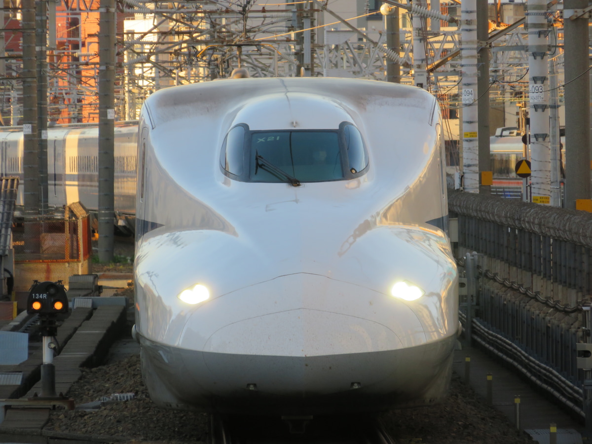 JR東海 大井車両基地 N700系 トウX21編成