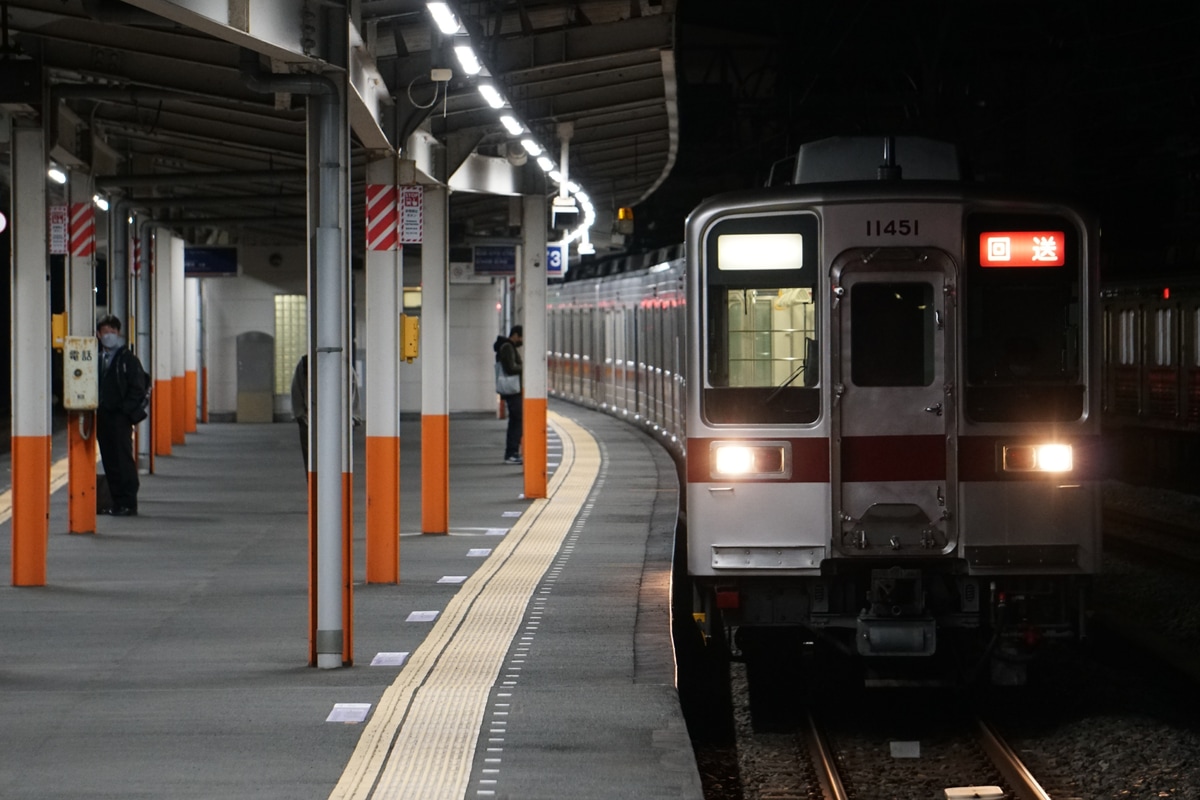 東武鉄道 南栗橋車両管区春日部支所 10030型50番台 11451f