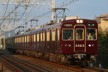 阪急電鉄 正雀車庫 3300系 3323×7R