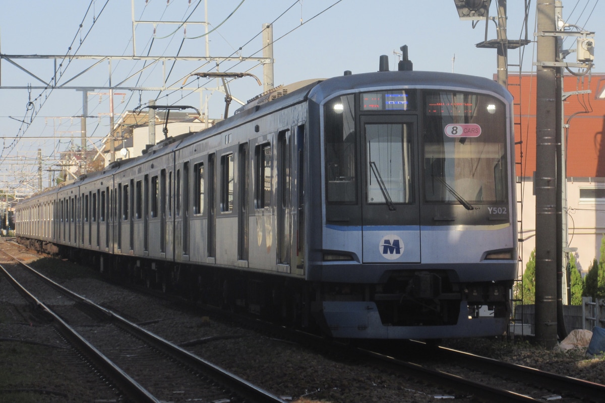 横浜高速鉄道 元住吉検車区 Y500系 Y512F