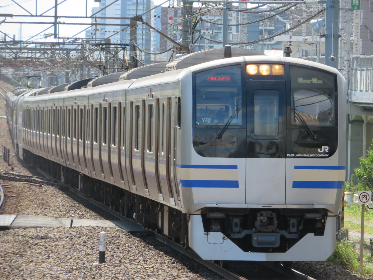 JR東日本 鎌倉車両センター本所 E217系 クラY-2編成