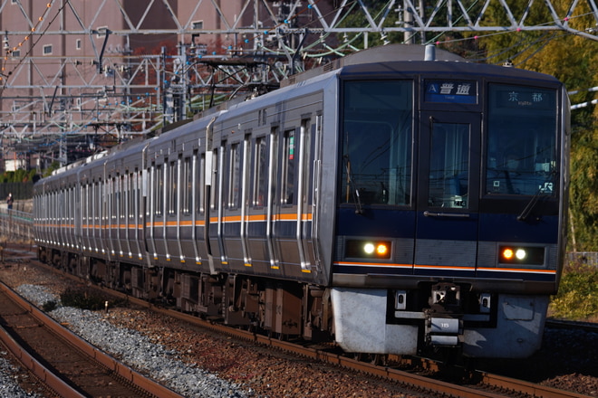 網干総合車両所明石支所207系Z14編成を山崎駅で撮影した写真