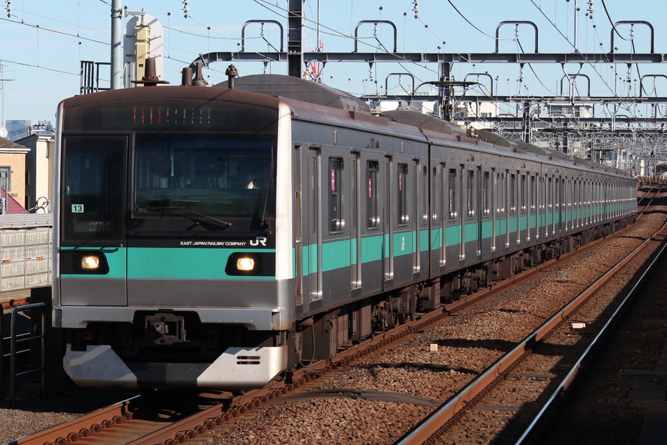 JR東E233系マト13編成の写真