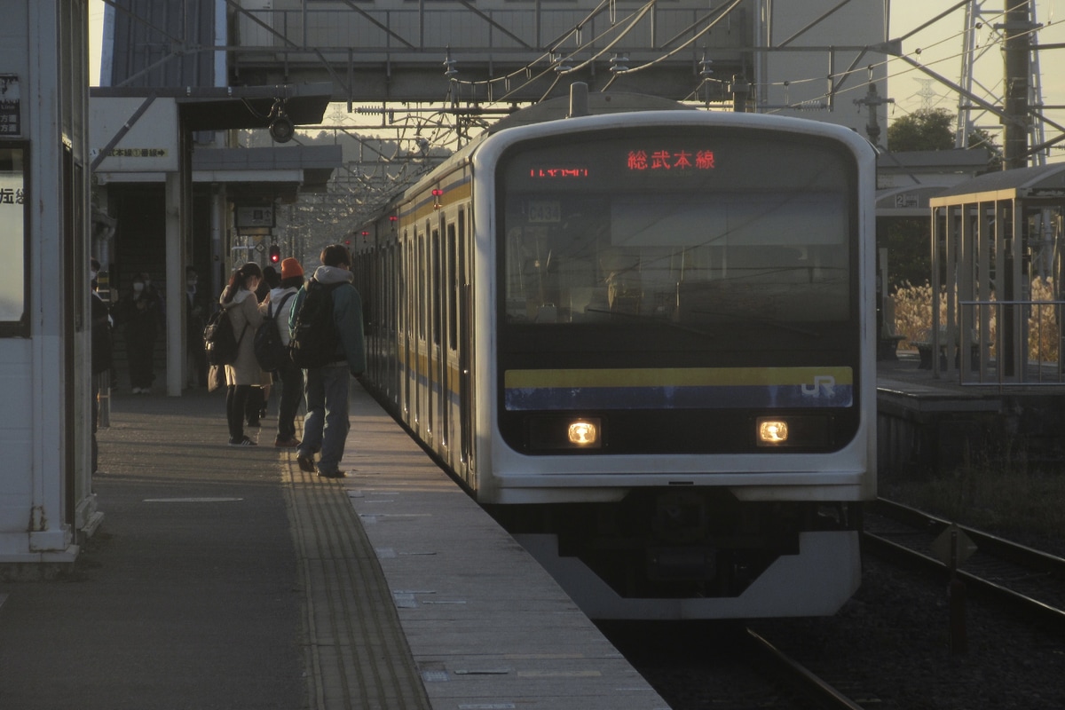 JR東日本 幕張車両センター 209系 マリC434編成