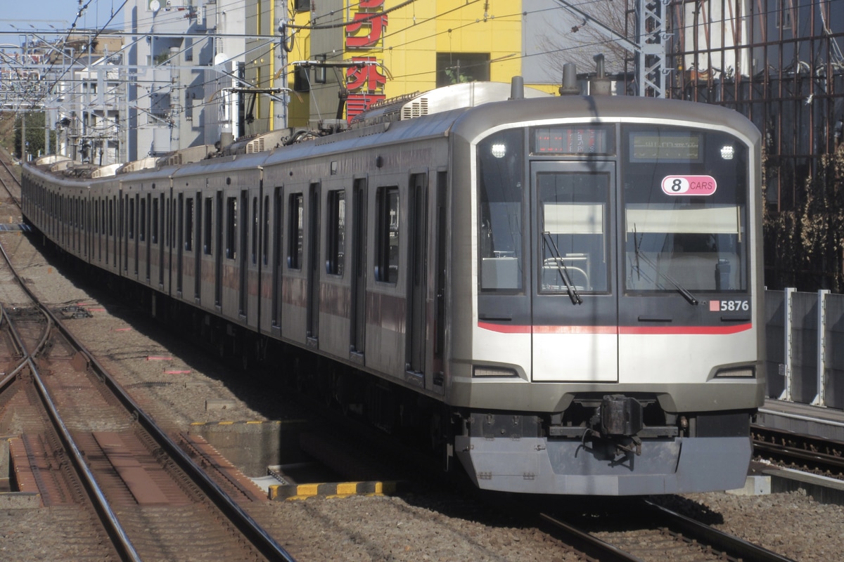 東急電鉄 元住吉検車区 5050系 5176F