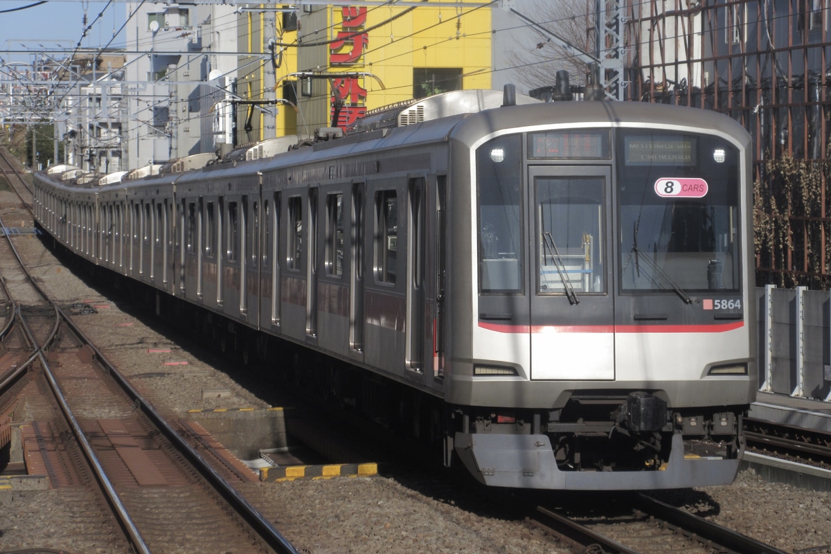 東急電鉄 元住吉検車区 5050系 5164F