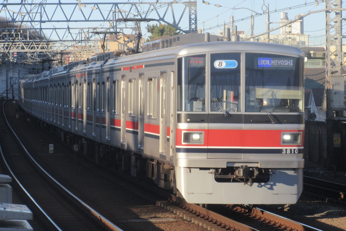 東急電鉄 元住吉検車区 3000系 3110F