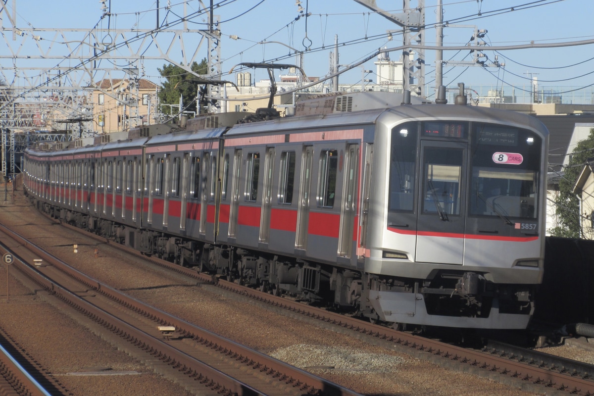 東急電鉄 元住吉検車区 5050系 5157F
