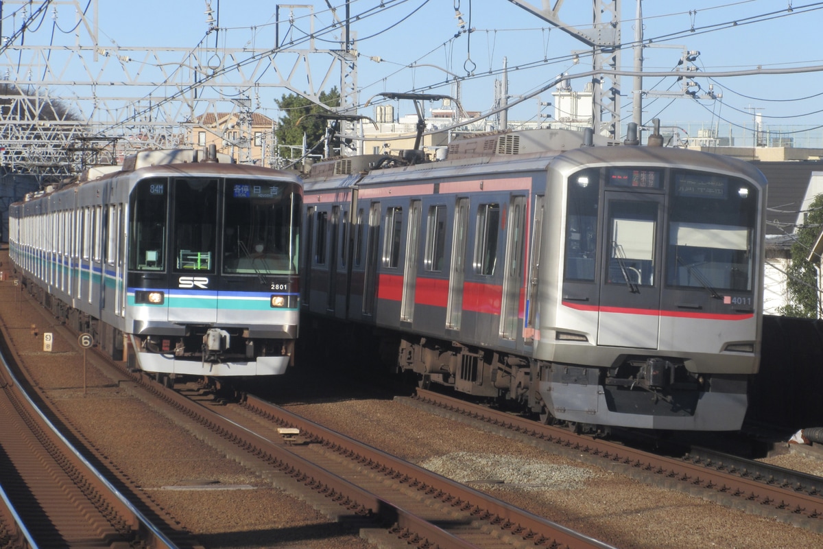 東急電鉄 元住吉検車区 5050系 4111F