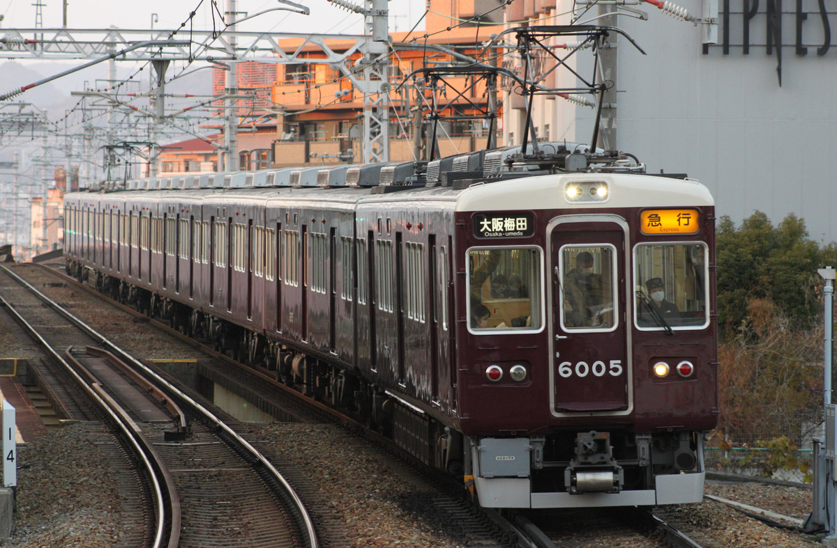 阪急電鉄 平井車庫 6000系 6005F