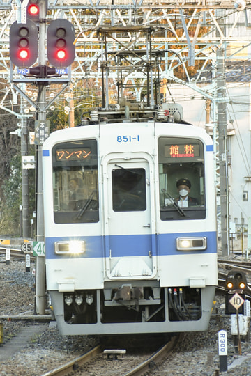 東武鉄道 南栗橋車両管区館林出張所 850型 851F