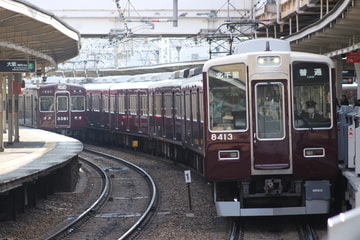 阪急電鉄 正雀車庫 8300系 8332F+8313F