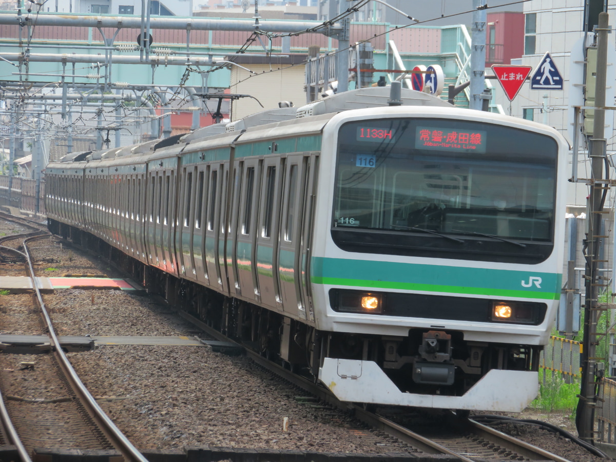 JR東日本 松戸車両センター本区 E231系 マト116編成