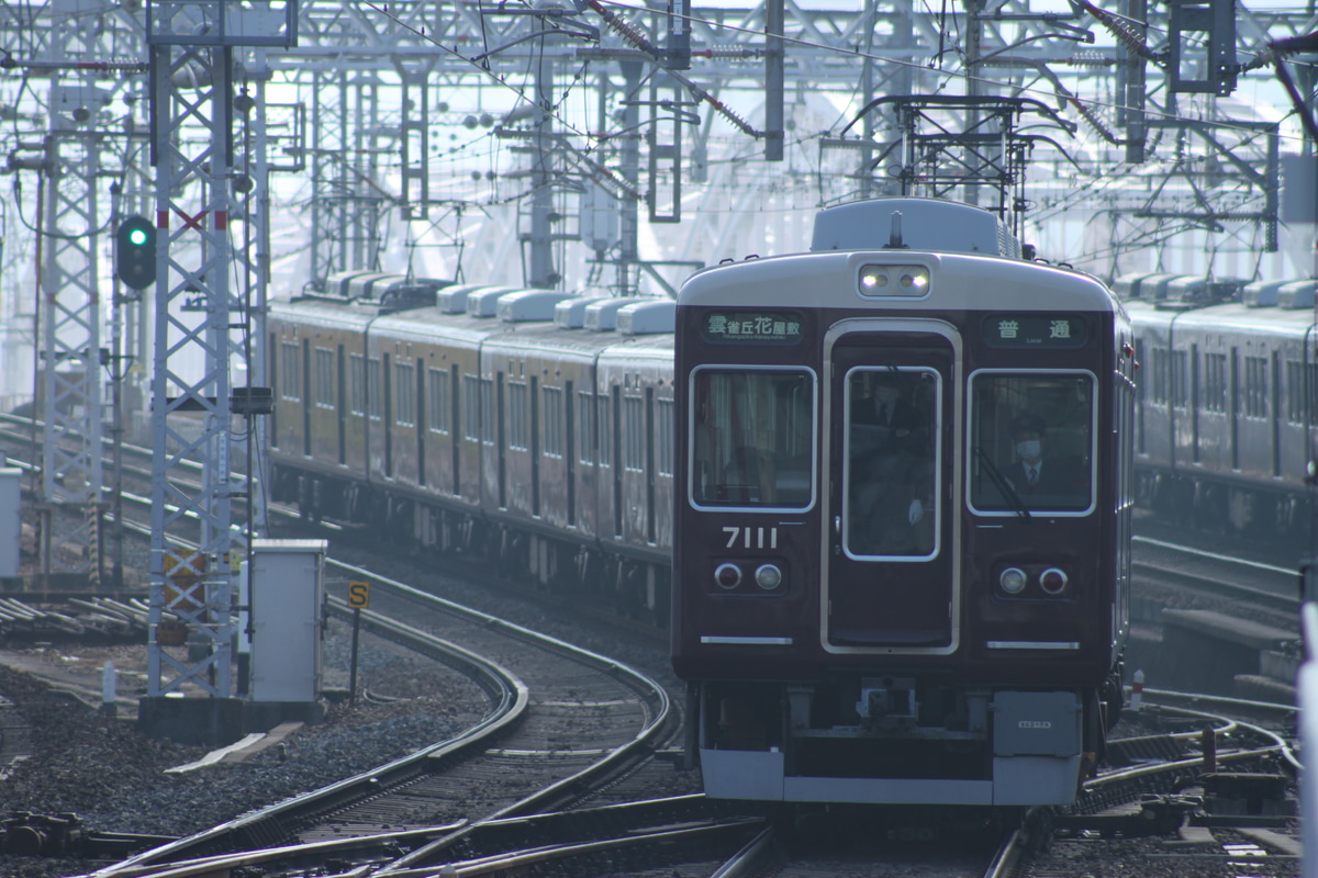 阪急電鉄 平井車庫 7000系 7011F