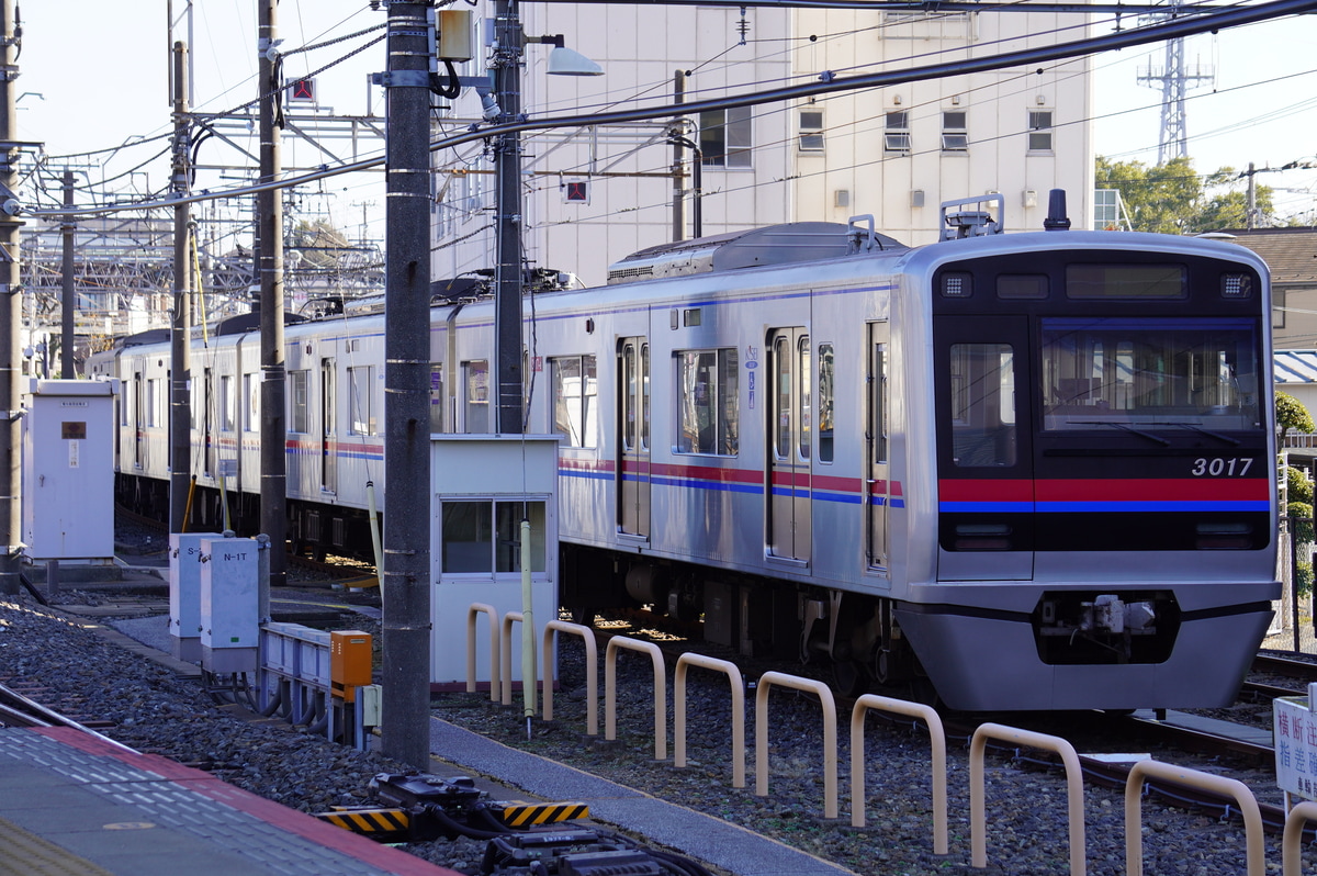 京成電鉄 宗吾車両基地 3000形 3017F