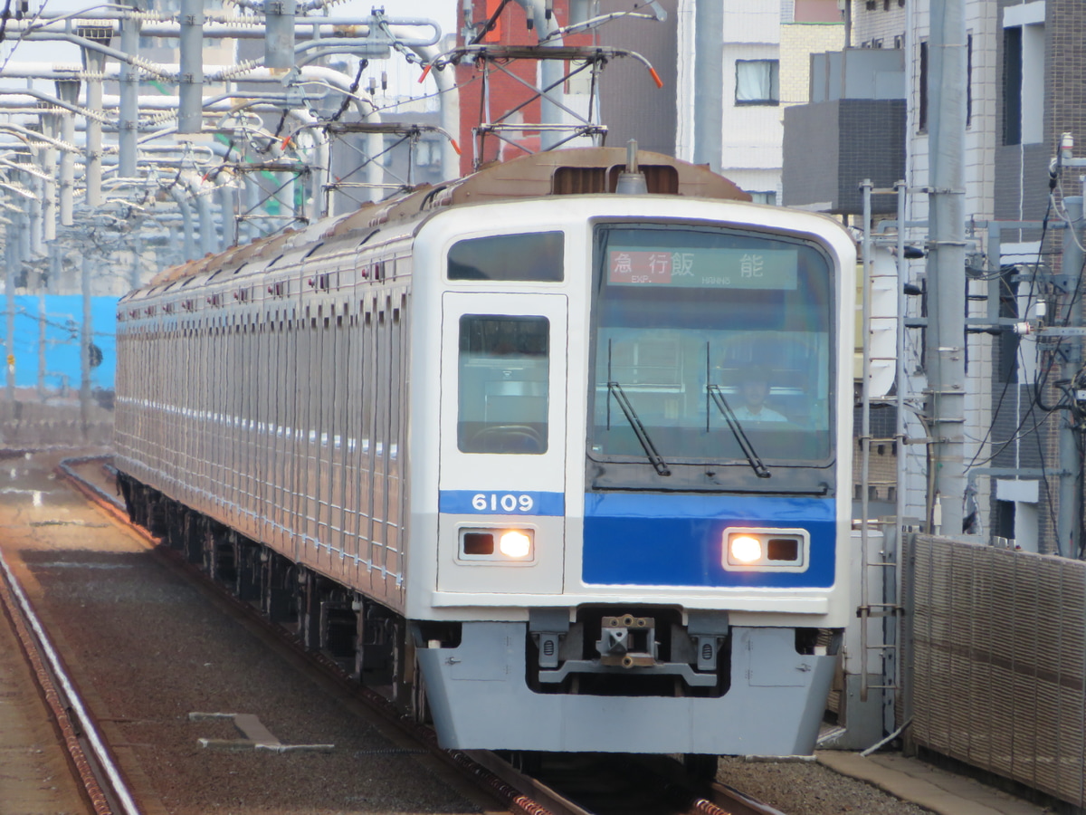 西武鉄道 池袋線車両所小手指車両基地 6000系 6109F