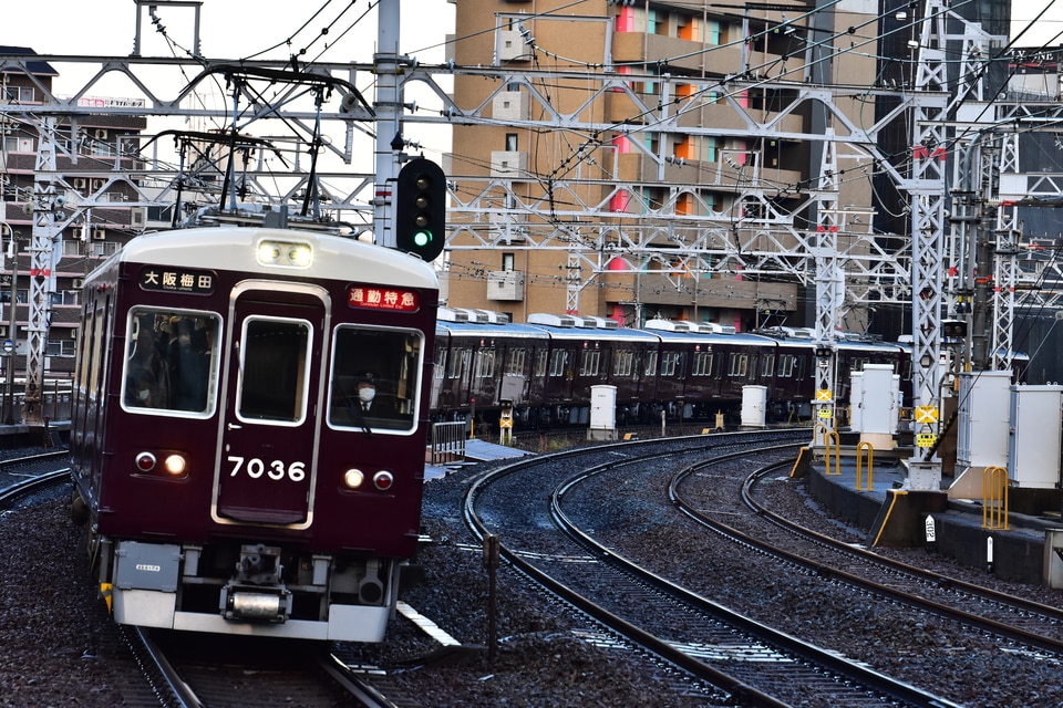 阪急7000系7036×2R<br class="br-sp" />(7036F)(7036編成)の写真