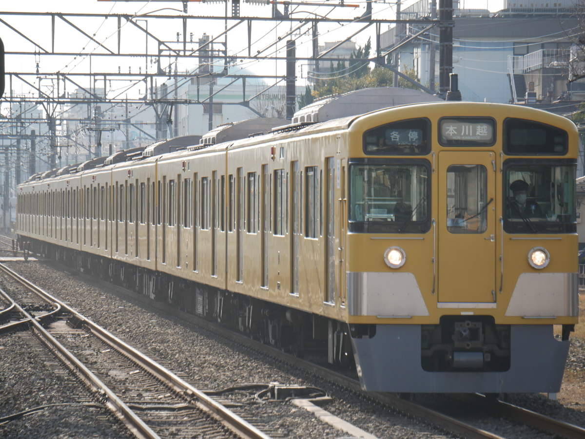 西武鉄道 玉川上水車両基地 2000系 2051F