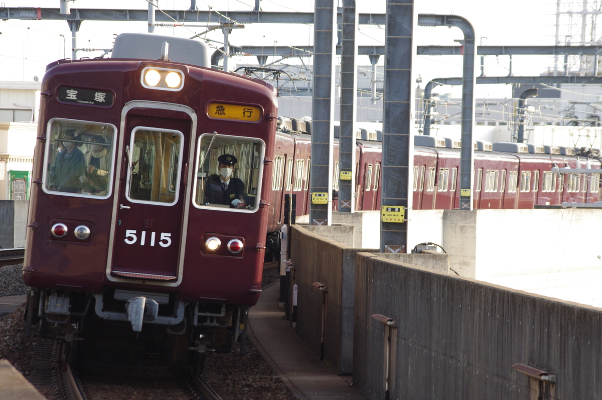 阪急電鉄 平井車庫 5100系 5100F