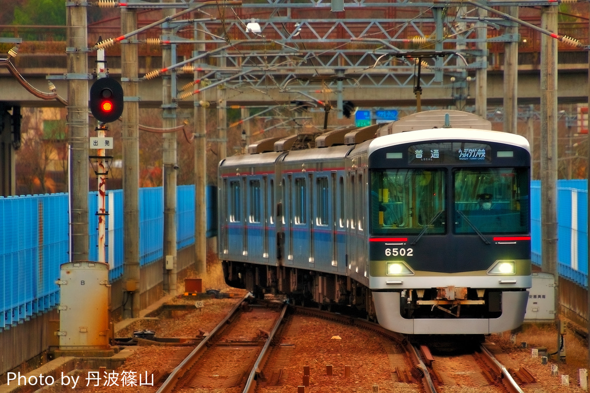 神戸電鉄 鈴蘭台車庫 6500系 6501F