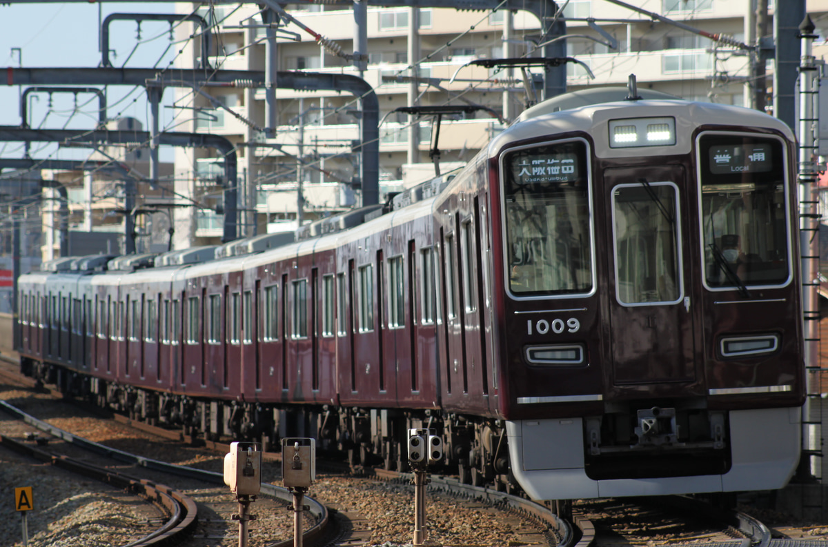 阪急電鉄 平井車庫 1000系 1009F