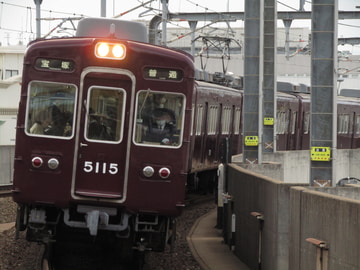 阪急電鉄 平井車庫 5100系 5100F