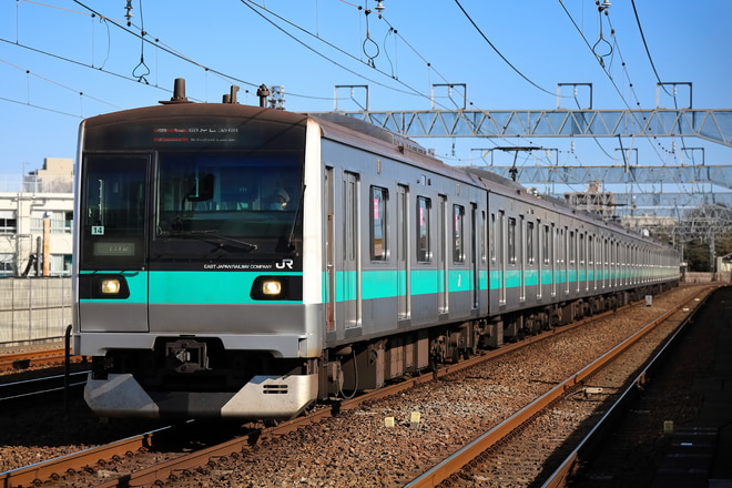松戸車両センター本区E233系マト14編成を和泉多摩川駅で撮影した写真