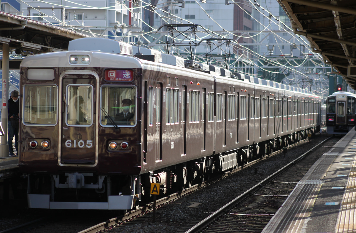阪急電鉄 平井車庫 6000系 6005F