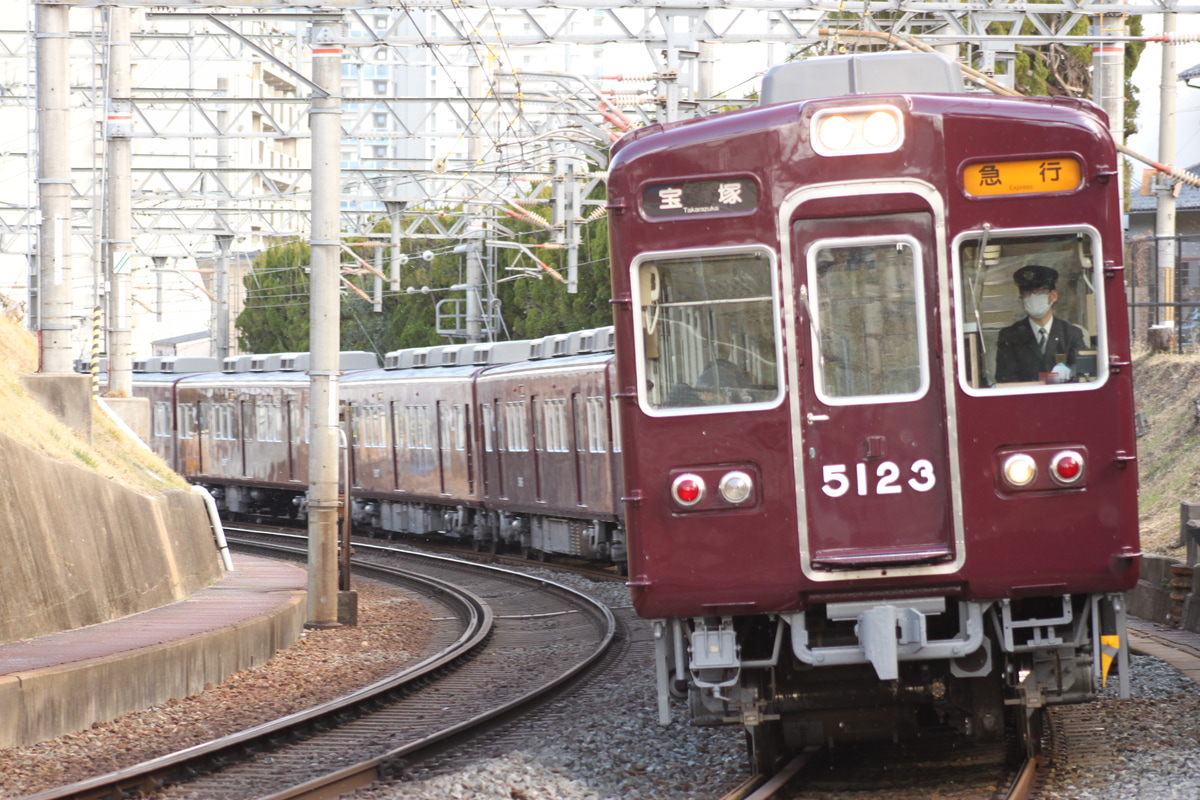 阪急電鉄 平井車庫 5100系 5106F