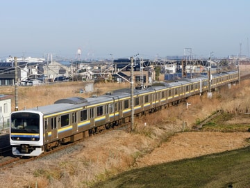 JR東日本 幕張車両センター 209系 マリC414
