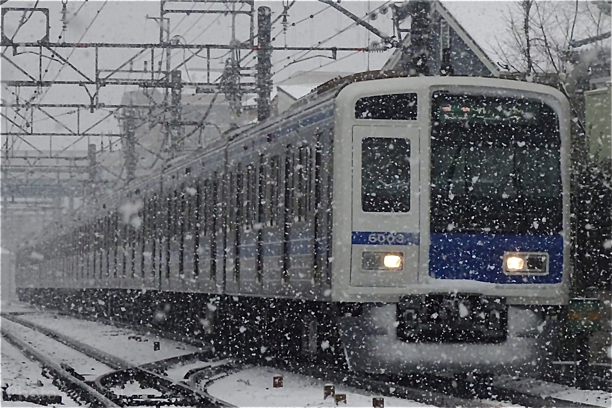 西武鉄道 小手指車両管理所 6000系 6103F